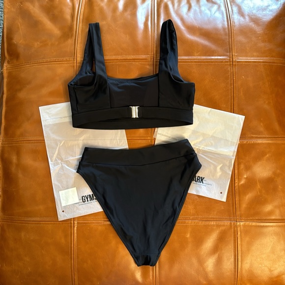Gymshark black bikini 2 pc set size S/M new - Picture 2 of 10